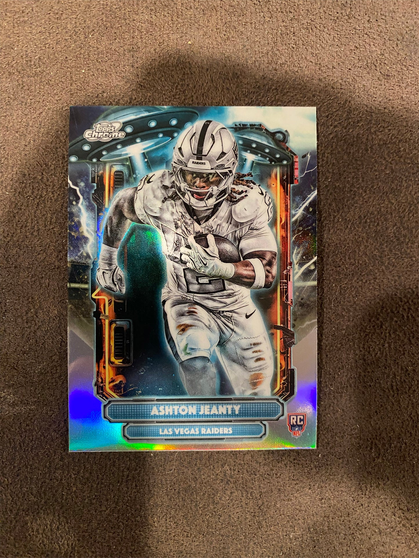 Ashton Jeanty - 2025 Topps Chrome Cosmic - Extraterrestrial - Raiders