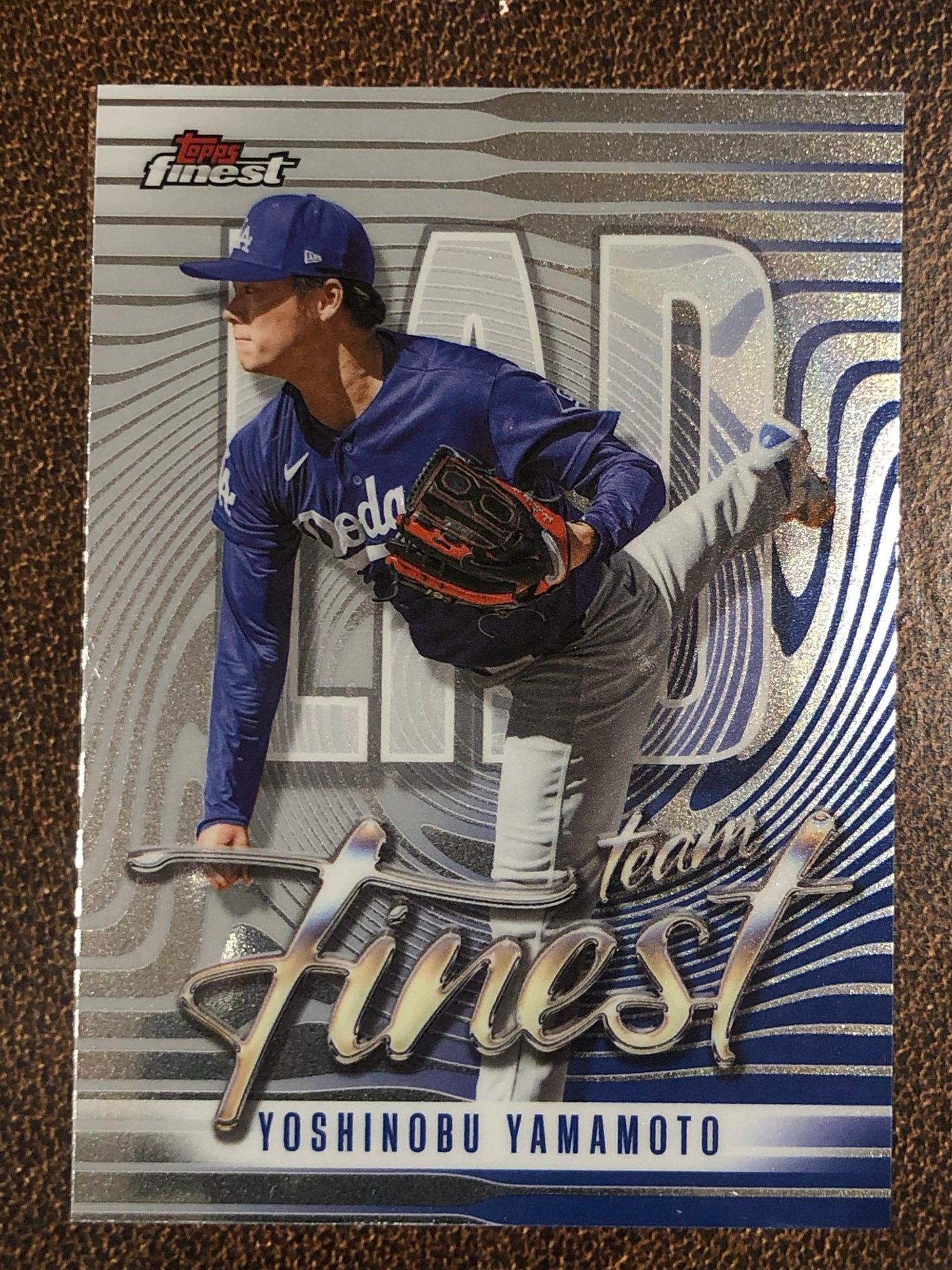 Yoshinobu Yamamoto - 2026 Topps Finest - Team Finest - Dodgers