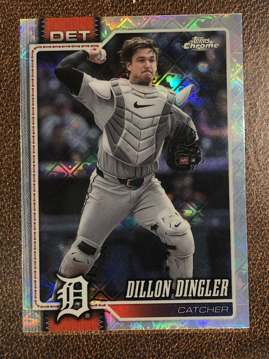 Dillon Dingler - 2026 Topps Chrome Logofractor - Base Logofractor - Tigers