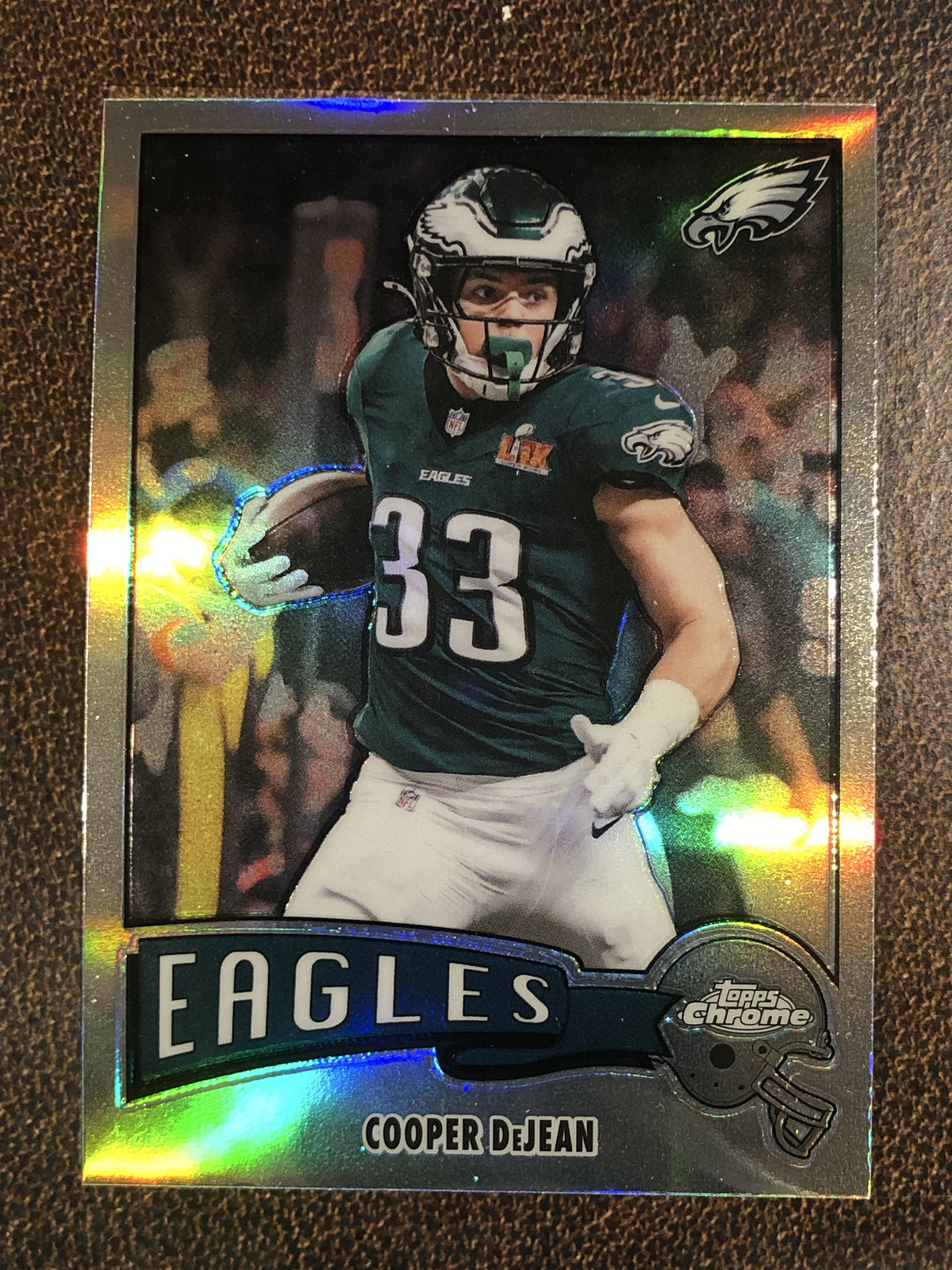 Cooper DeJean - 2025 Topps Chrome - 1975 Retro Refractor - Eagles