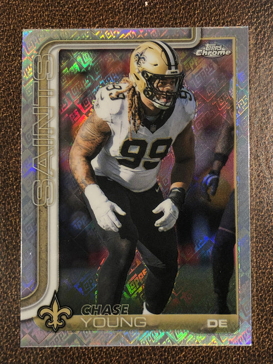 Chase Young - 2025 Topps Chrome - Topps Foil - Saints