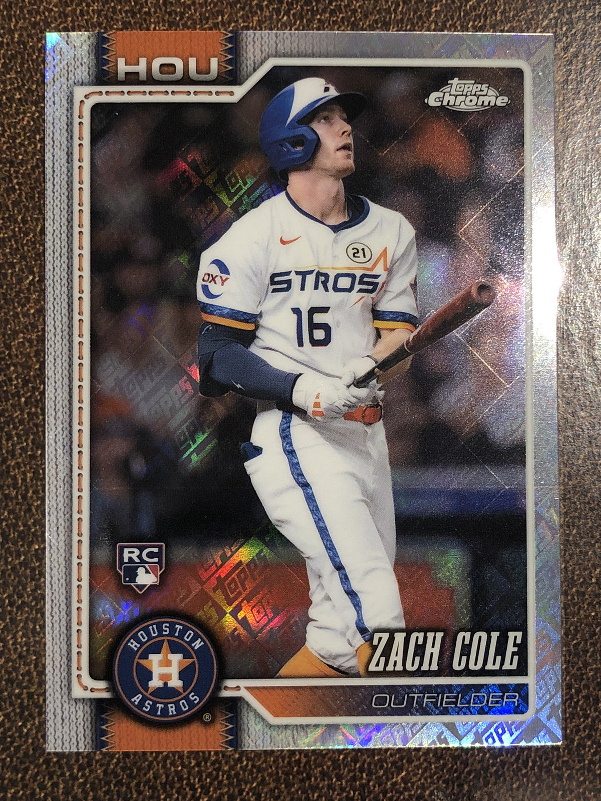 Zach Cole - 2026 Topps Chrome - Fanatics Topps Foil - Astros