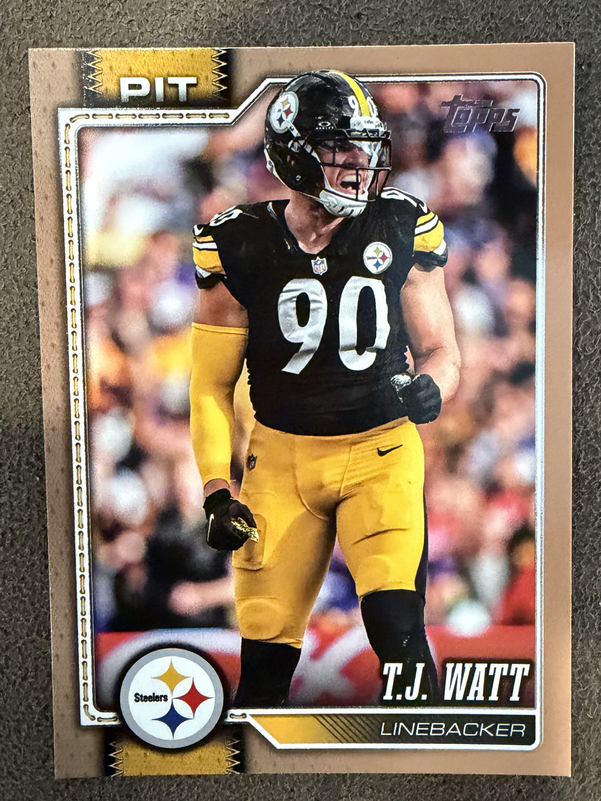 T.J. Watt - 2026 Topps Flagship - GOLD /2026 - Steelers