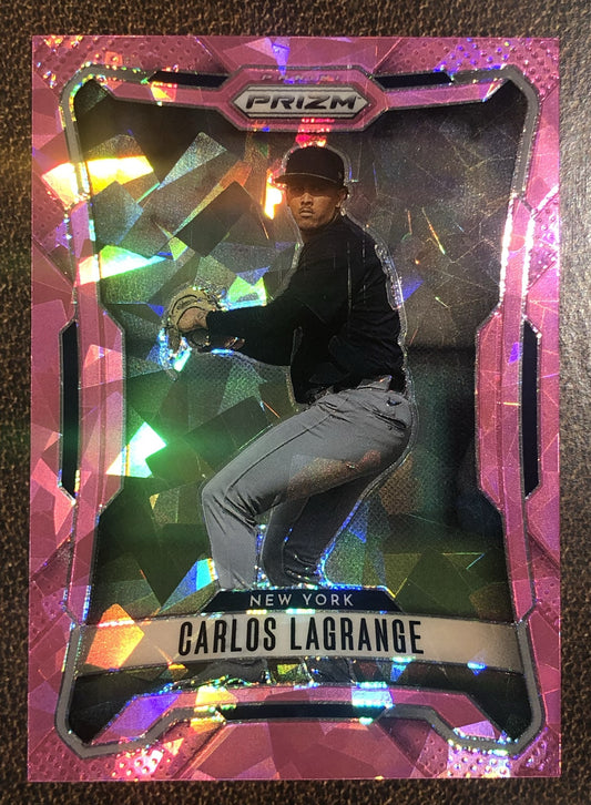 Carlos Lagrange - 2026 Panini Prizm - Pink Ice - Yankees
