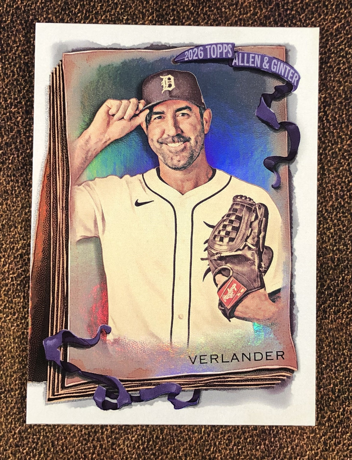 Justin Verlander - 2026 Topps Allen & Ginter - Silver Portrait Foil - Tigers