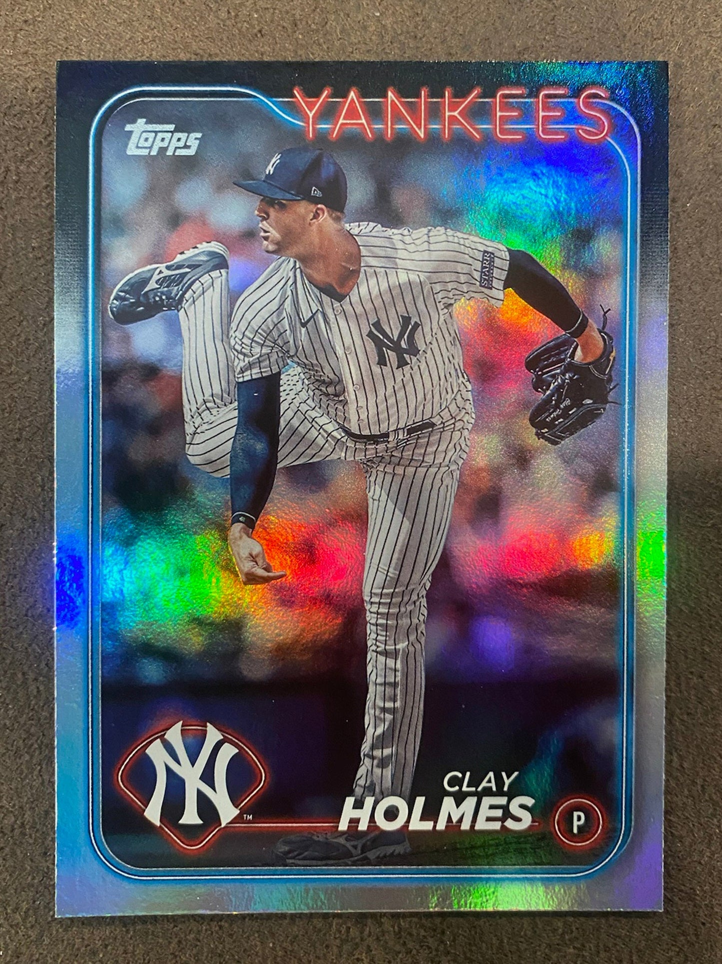 Clay Holmes - 2024 Topps Series 1 - Rainbow Foil - Yankees