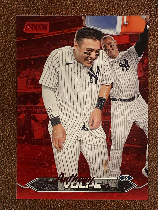 Anthony Volpe - 2024 Topps Stadium Club - Red Foil - Yankees