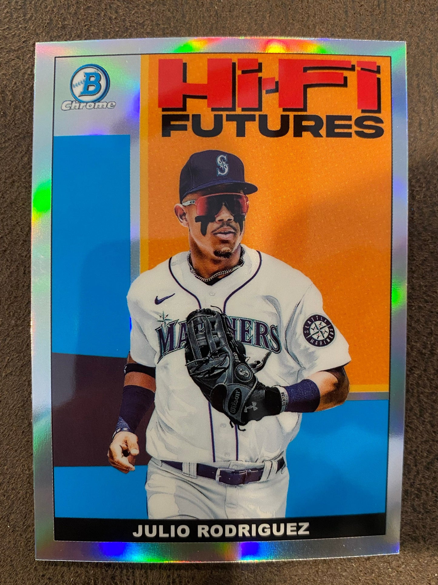 Julio Rodriguez - 2022 Bowman - HI-Fi Futures Refractor - Mariners