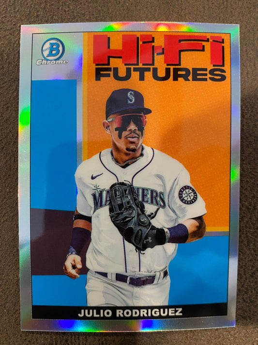 Julio Rodriguez - 2022 Bowman - HI-Fi Futures Refractor - Mariners
