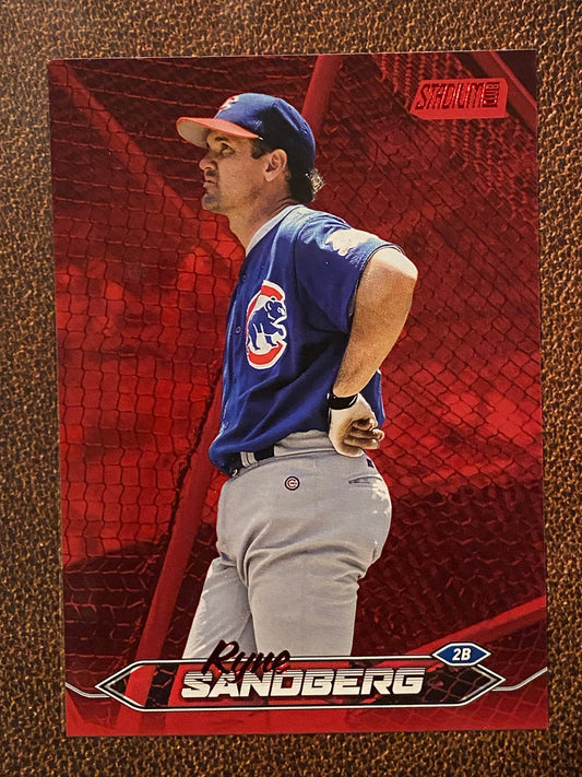 Ryne Sandberg - 2024 Topps Stadium Club - Red Foil - Cubs