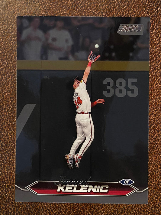 Jarred Kelenic - 2024 Topps Stadium Club - Black Foil - Braves