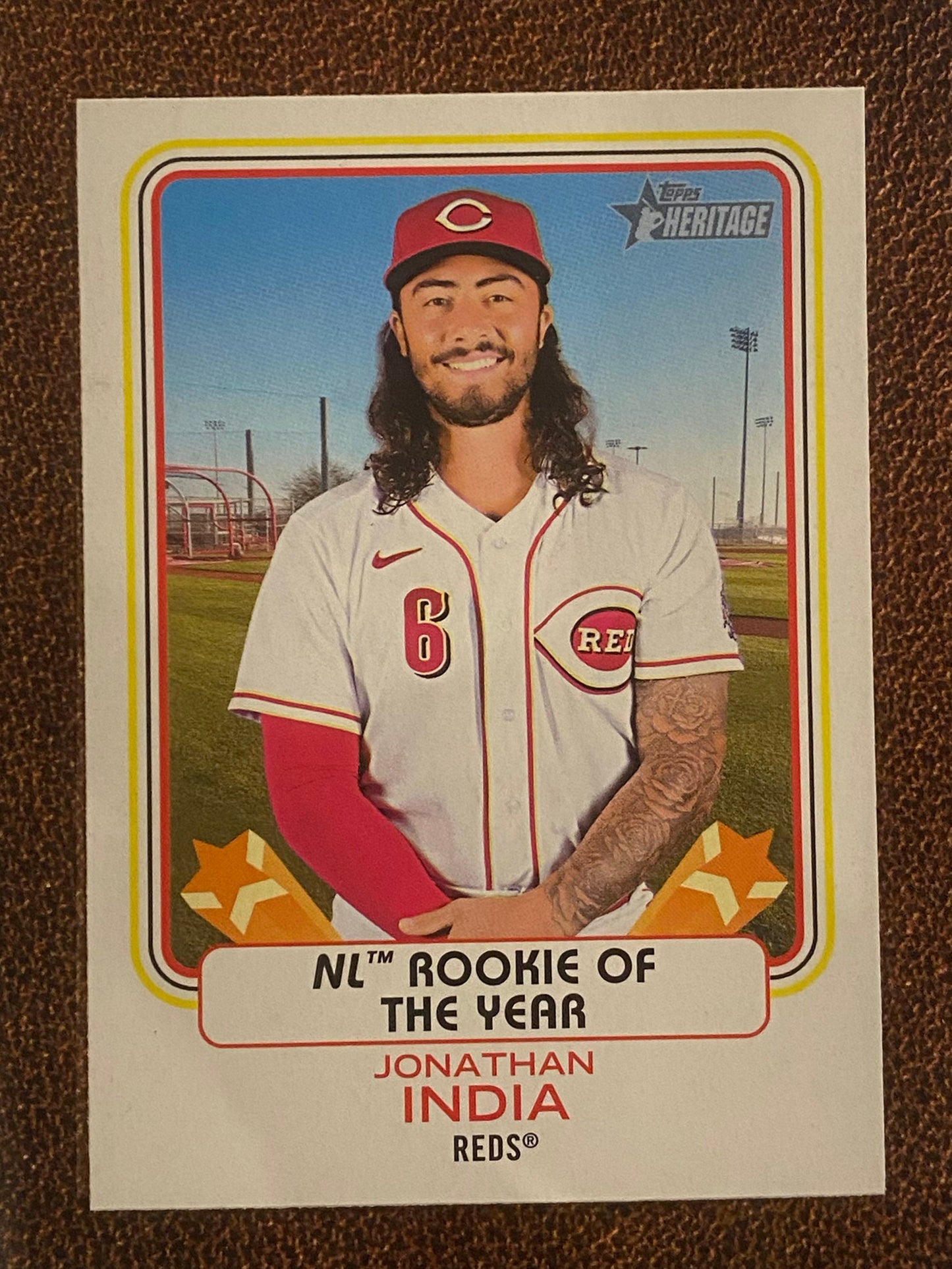 Jonathan India - 2022 Topps Heritage High Number - Award Winners - Reds