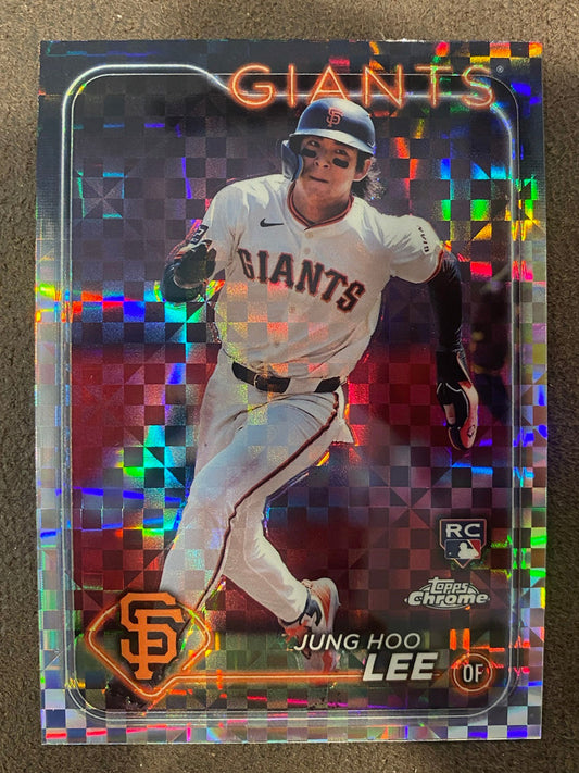 Jung Hoo Lee - 2024 Topps Chrome - XFractor - Giants