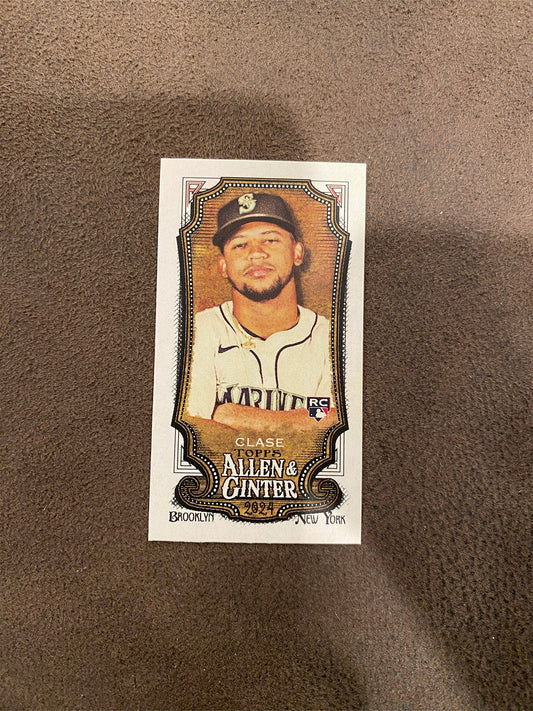 Jonatan Clase - 2024 Allen & Ginter - Mini A&G Back - Mariners