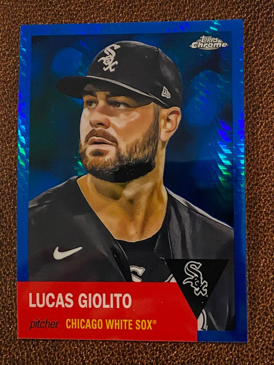 Lucas Giolito - 2022 Topps Chrome Platinum Anniversary - Blue Prism - White Sox