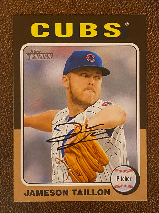 Jameson Taillon - 2024 Topps Heritage - Low Number Short Prints - Cubs