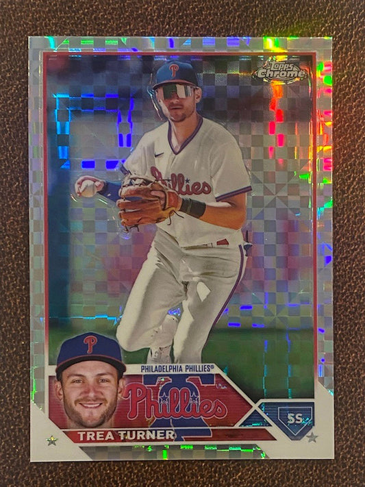 Trea Turner - 2023 Topps Chrome - XFractors - Phillies