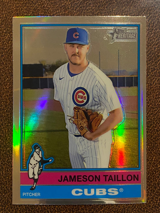 Jameson Taillon - 2025 Topps Heritage - Refractor - Cubs