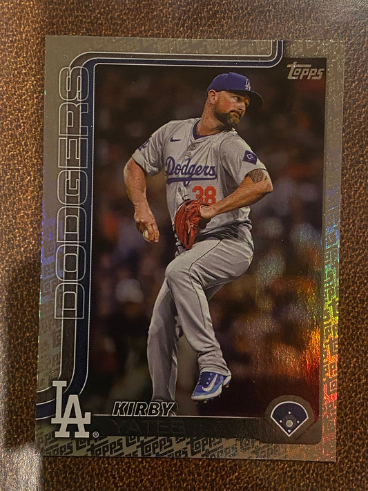 Kirby Yates - 2025 Topps Series 2 - Fanatics Exclusive Topps Foil Border - Dodgers