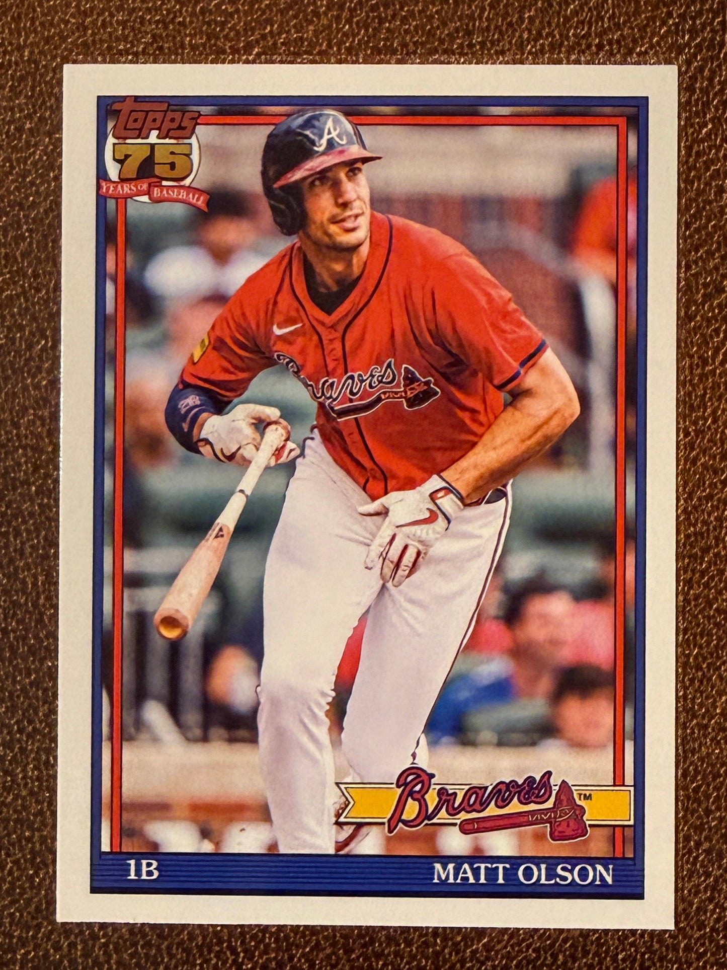 Matt Olson - 2026 Topps Series 1 - 1991 Insert - Braves