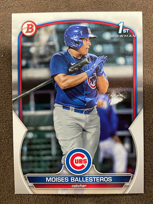 Moises Ballesteros - 2023 Bowman - 1st PAPER - Cubs