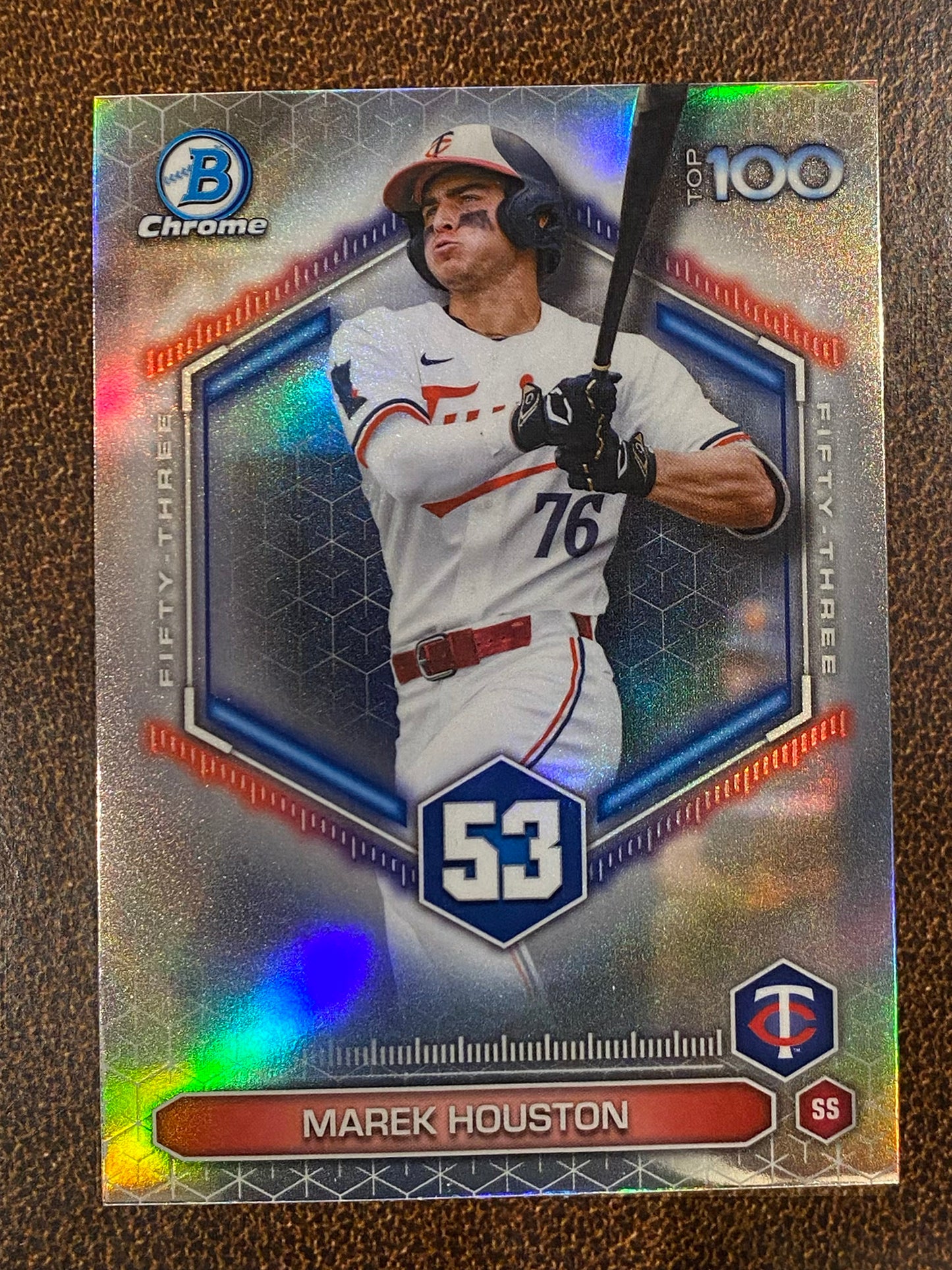 Marek Houston - 2026 Bowman - Scouts Top 100 Insert - Twins