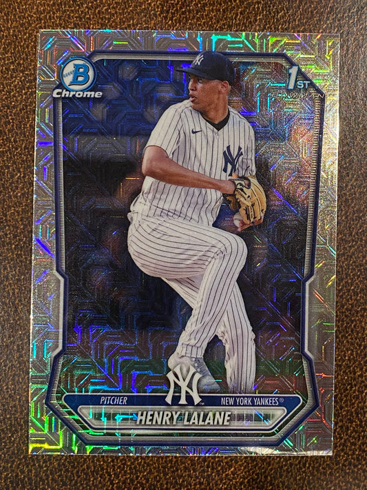 Henry Lalane - 2026 Bowman - 1st MOJO Refractor - Yankees