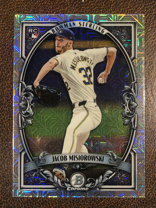 Jacob Misiorowski - 2026 Bowman - Sterling MOJO - Brewers