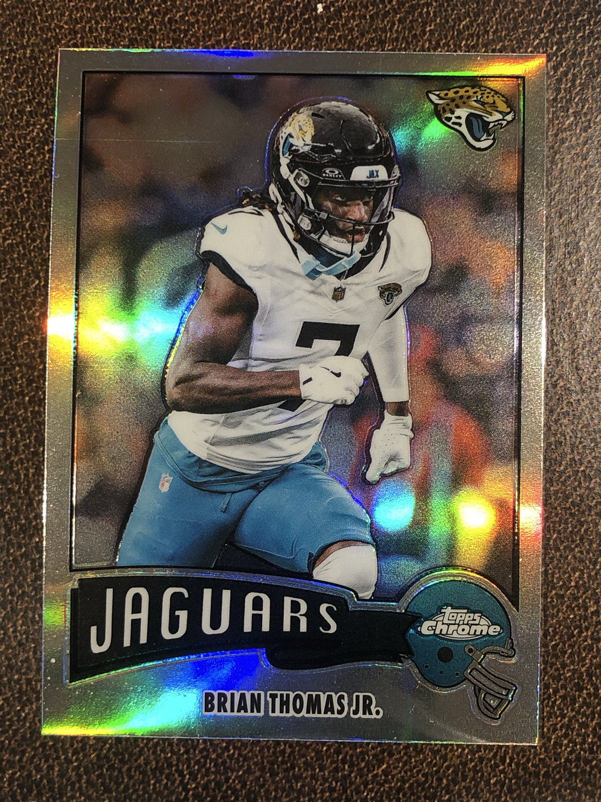 Brian Thomas Jr. - 2025 Topps Chrome - 1975 Retro Refractor - Jaguars
