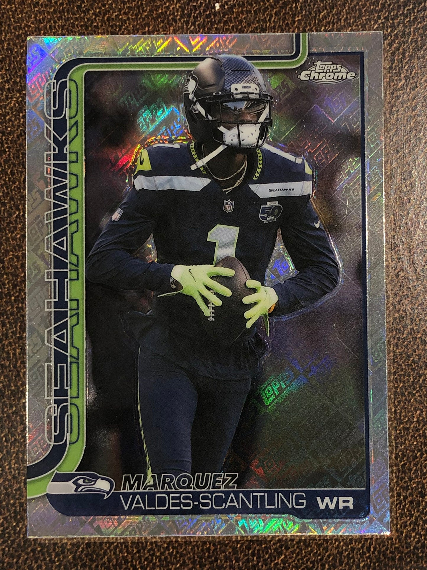 Marquez Valdes Scantling - 2025 Topps Chrome - Topps Foil - Seahawks