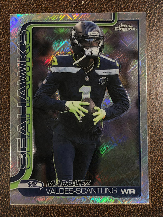 Marquez Valdes Scantling - 2025 Topps Chrome - Topps Foil - Seahawks