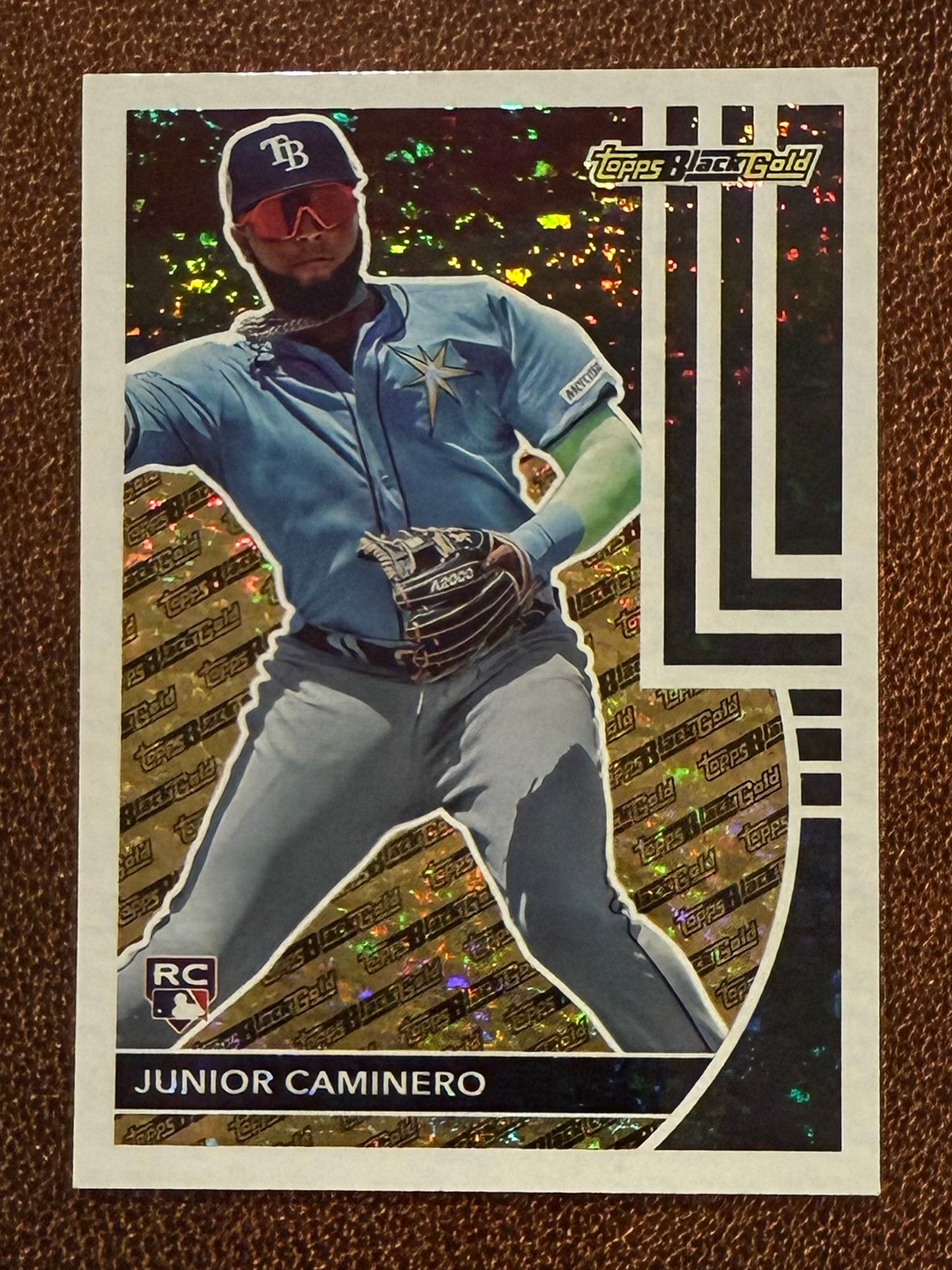 Junior Caminero - 2024 Topps Update - Black Gold - Rays