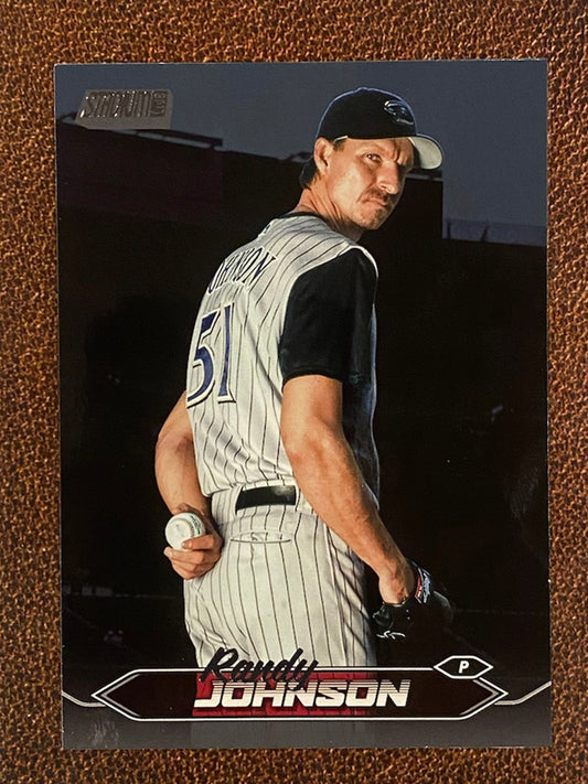 Randy Johnson - 2024 Topps Stadium Club - Black Foil - Diamondbacks