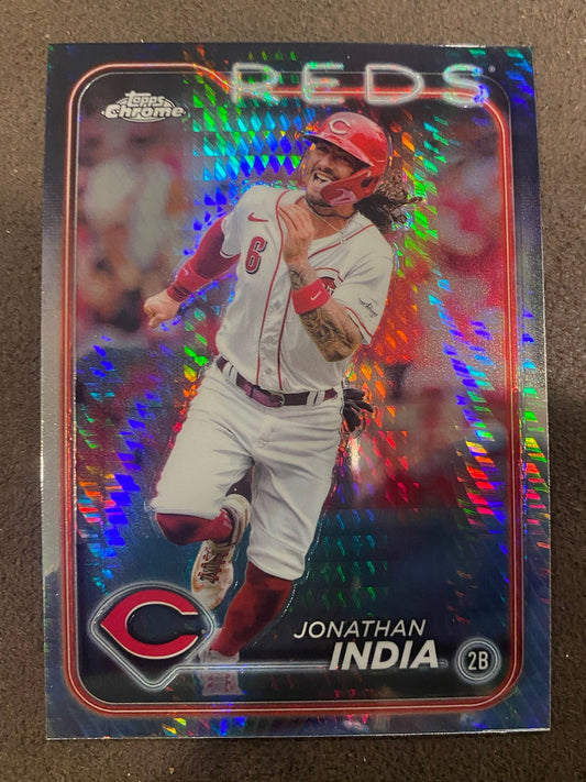 Jonathan India - 2024 Topps Chrome - Prism Refractors - Reds