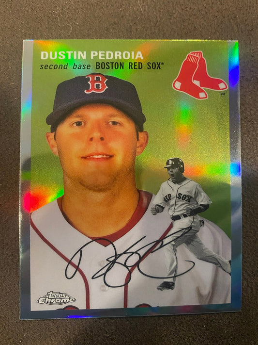 Dustin Pedroia - 2023 Topps Chrome Platinum - Refractor - Red Sox