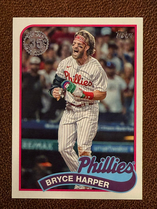 Bryce Harper - 2024 Topps Series 1 - 1989 Insert - Phillies
