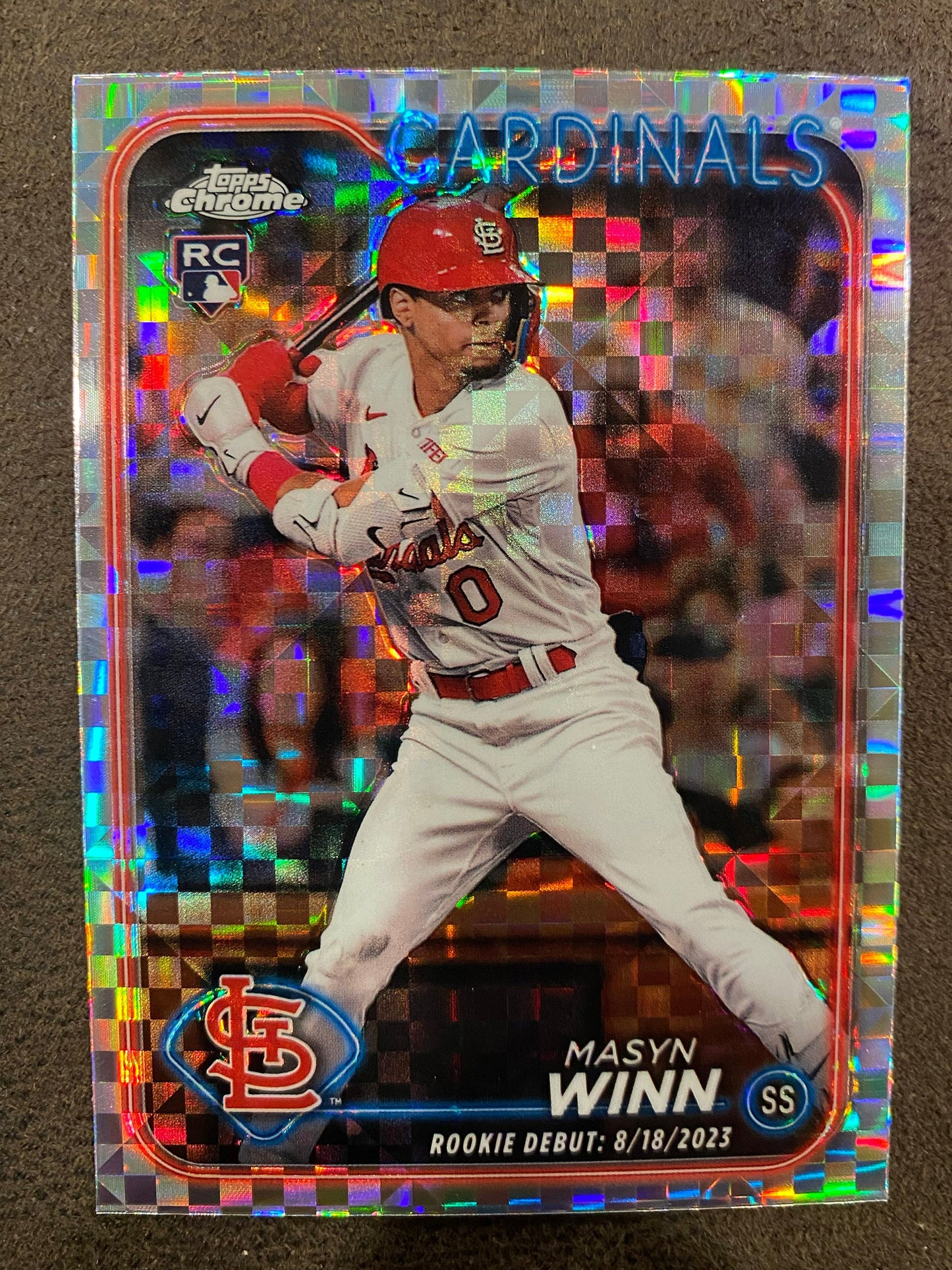 Masyn Winn - 2024 Topps Update Chrome - XFractor - Cardinals