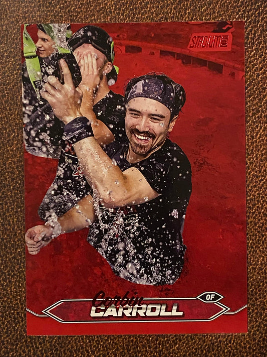Corbin Carroll - 2024 Topps Stadium Club - Red Foil - Diamondbacks