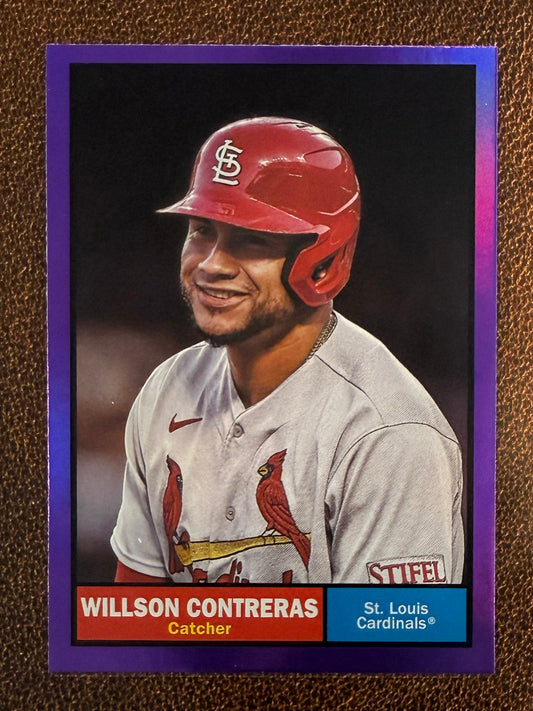 Willson Contreras - 2024 Topps Archives - Purple Foil - Cardinals