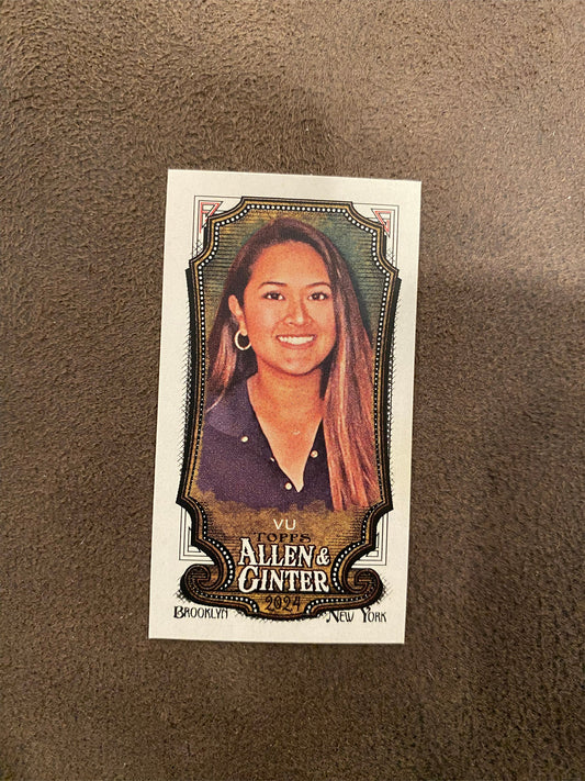 Lilia Vu - 2024 Allen & Ginter - Mini A&G Back -