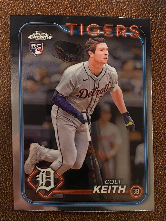 Colt Keith - 2024 Topps Chrome Update - Base Rookie - Tigers
