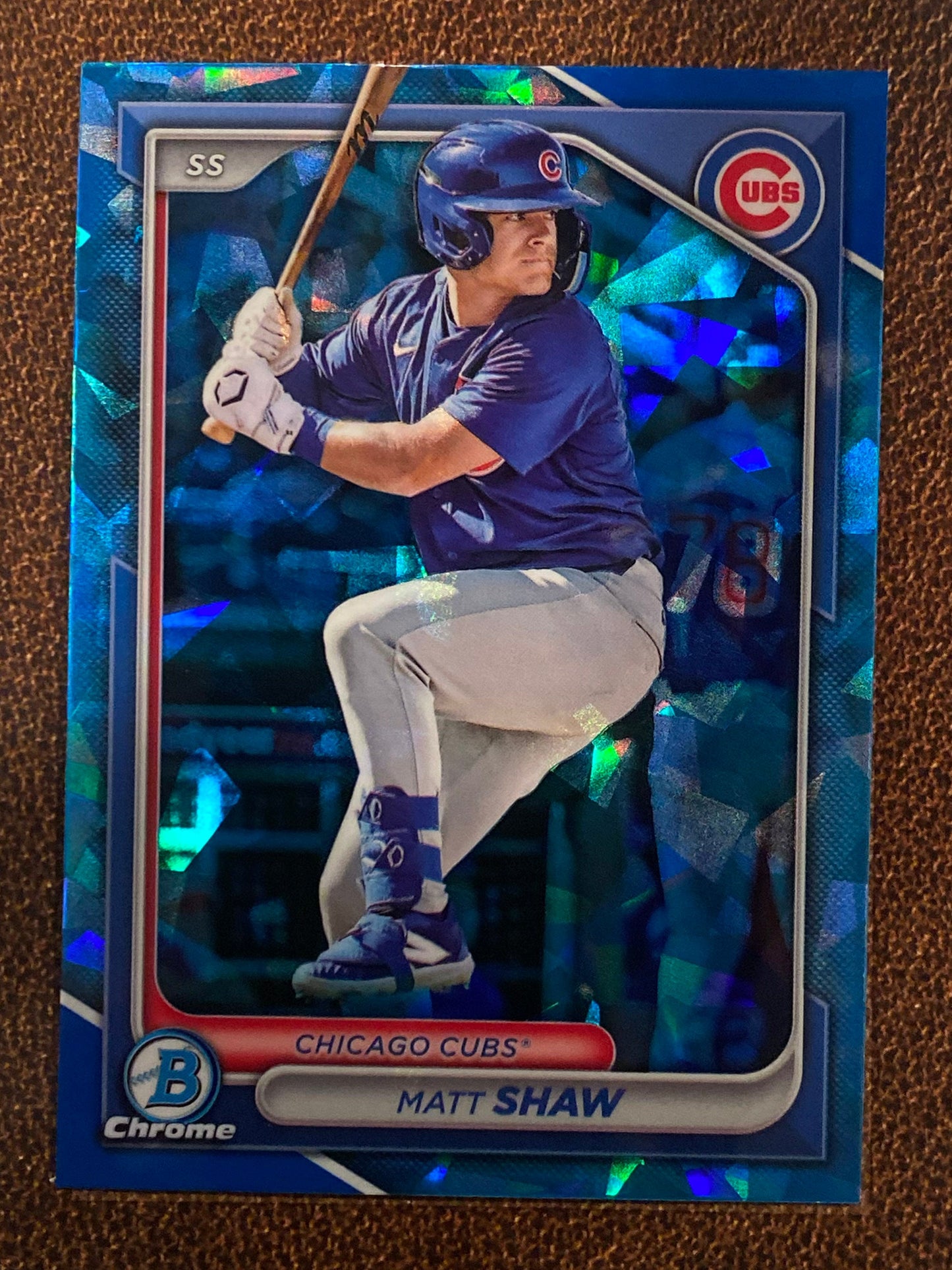 Matt Shaw - 2024 Bowman Chrome - Sapphire - Cubs