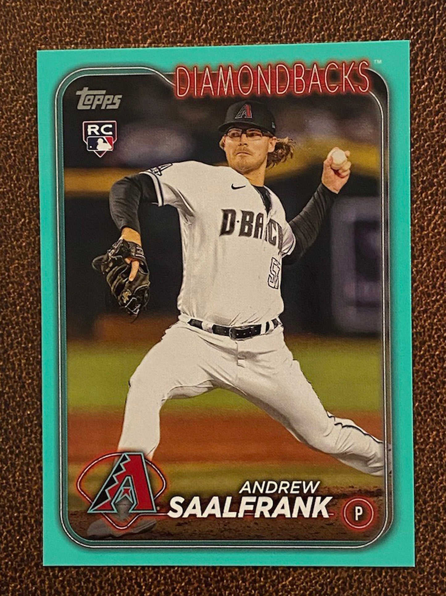 Andrew Saalfrank - 2024 Topps Series 2 - Aqua Parallel - Diamondbacks