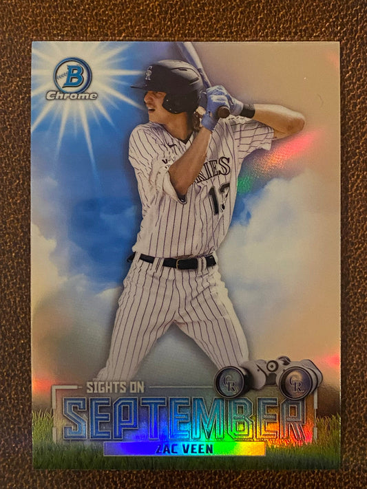 Zac Veen - 2023 Bowman - Sights on September - Rockies