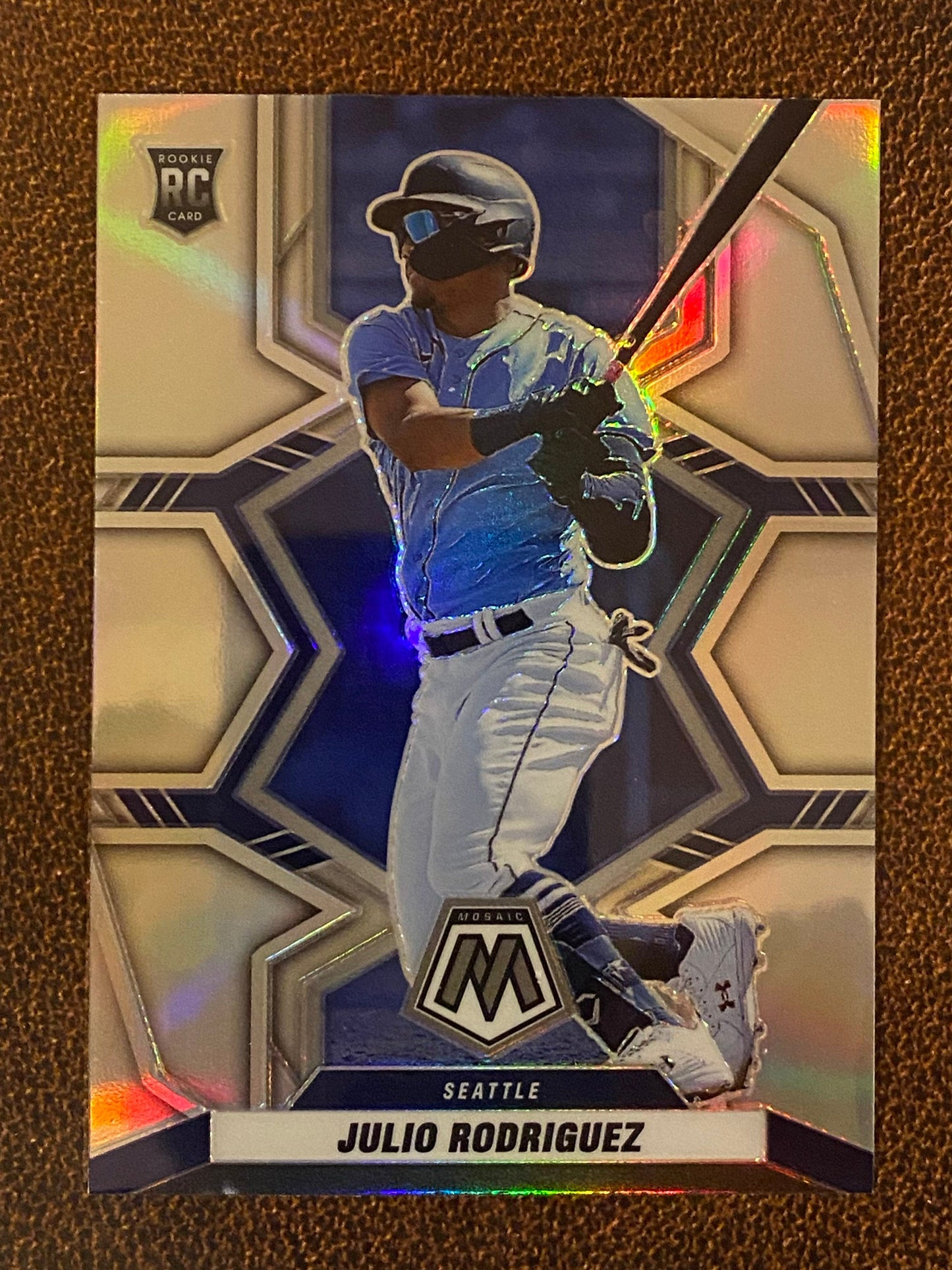 Julio Rodriguez - 2022 Mosaic - Silver Prizm - Mariners