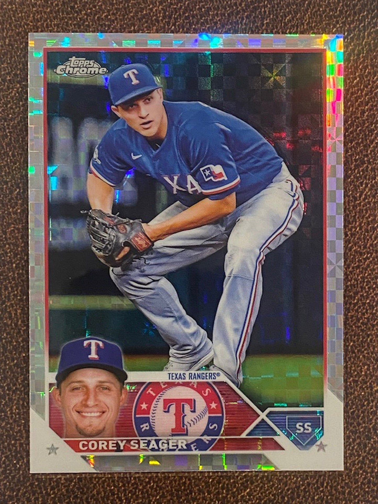 Corey Seager - 2023 Topps Chrome - XFractors - Rangers