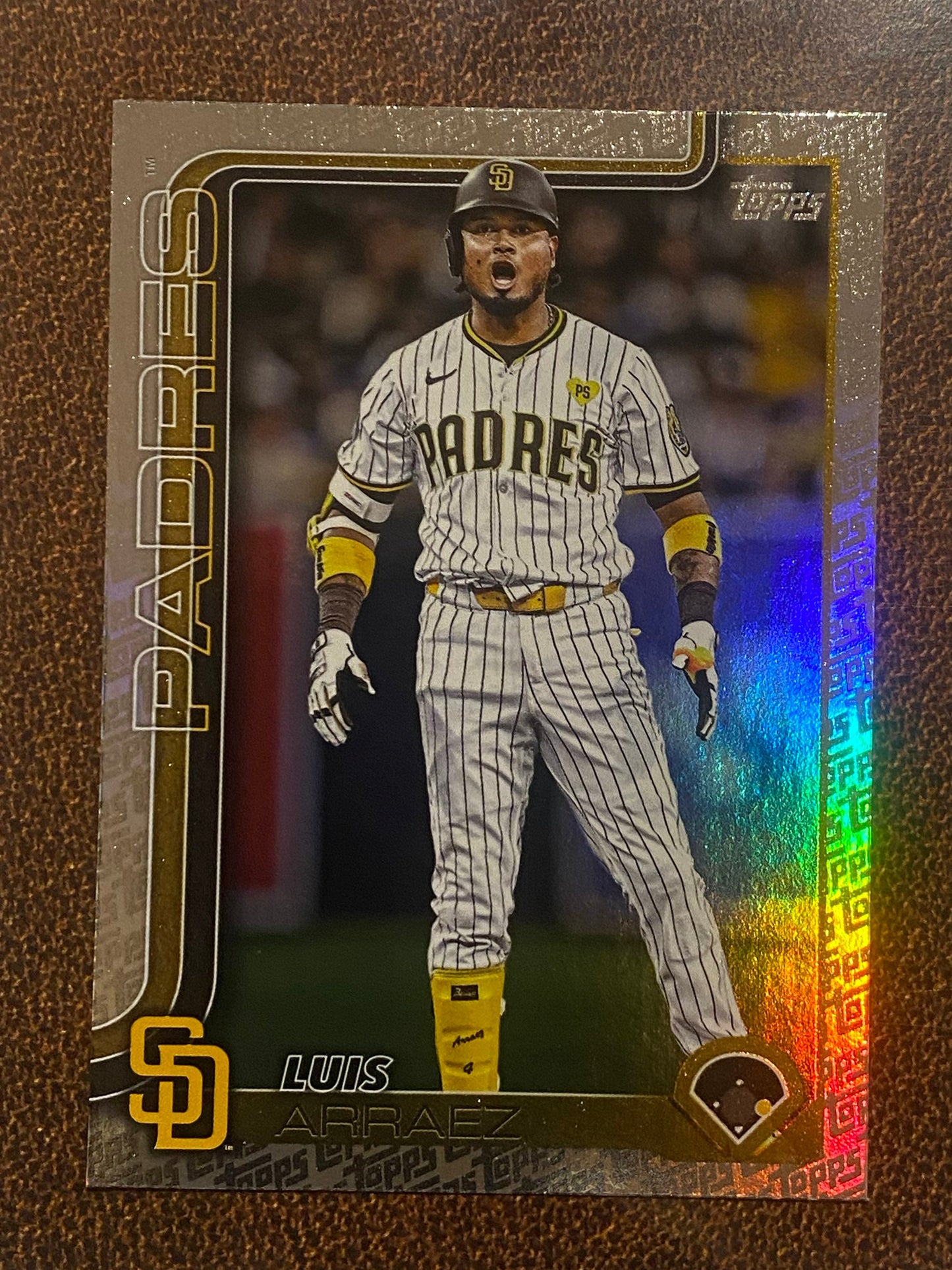 Luis Arraez - 2025 Topps Series 2 - Fanatics Exclusive Topps Foil Border - Padres