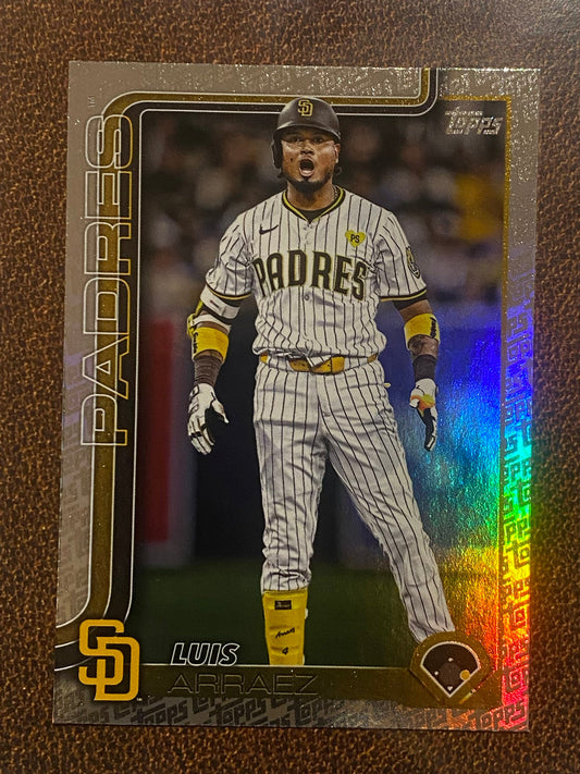 Luis Arraez - 2025 Topps Series 2 - Fanatics Exclusive Topps Foil Border - Padres