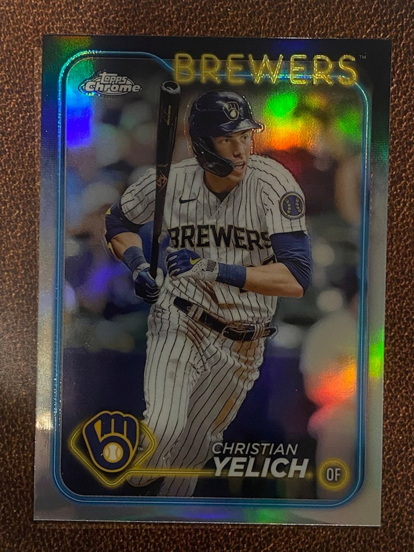 Christian Yelich - 2024 Topps Chrome - Refractor - Brewers