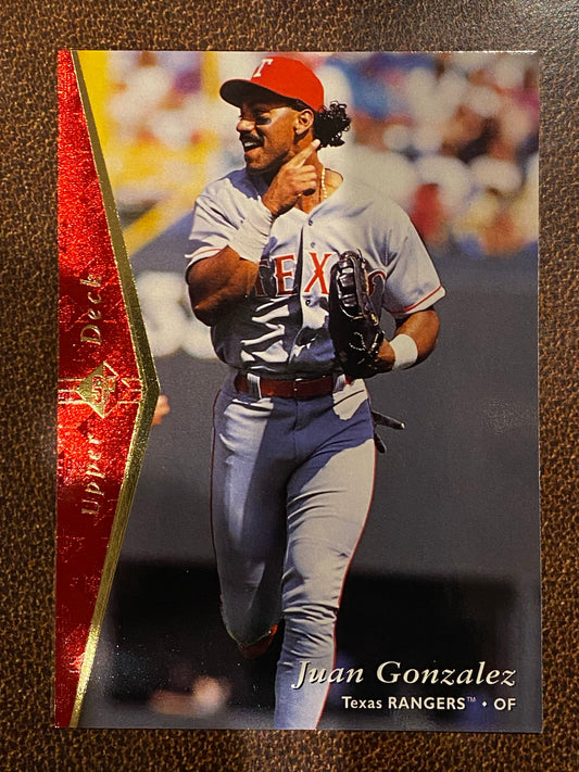 Juan Gonzalez - 1995 Upper Deck SP - Base - Rangers